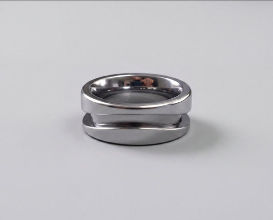 Titanium Wave Ring