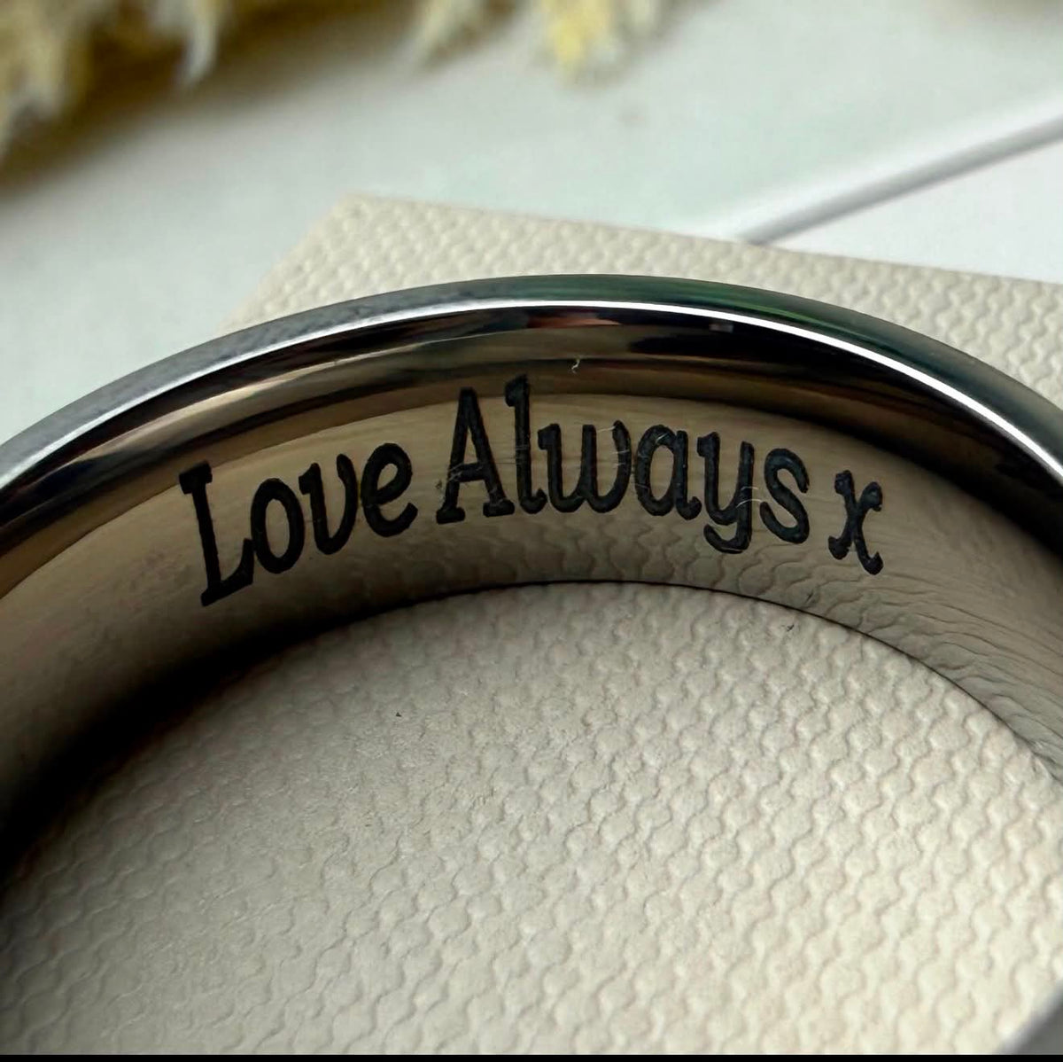 Engraving Service - Leather Bracelet Beads