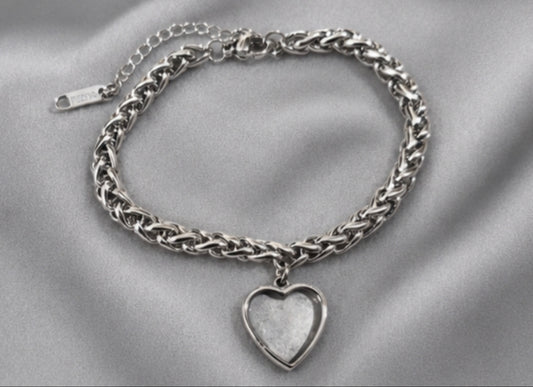 Chunky Heart Bracelet
